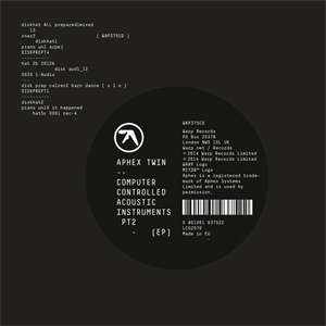 <i>Computer Controlled Acoustic Instruments pt2</i> 2015 EP by Aphex Twin