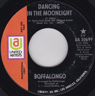 <span class="mw-page-title-main">Dancing in the Moonlight</span> 1970 single by Boffalongo