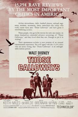 <i>Those Calloways</i> 1965 film by Norman Tokar