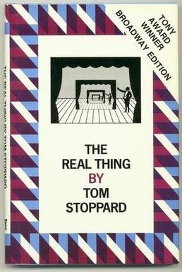 <i>The Real Thing</i> (play) 1982 play by British playwright Tom Stoppard