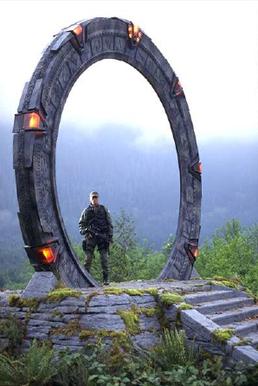 <span class="mw-page-title-main">Stargate (device)</span> Portal device within the Stargate fictional universe