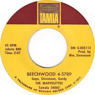 <span class="mw-page-title-main">Beechwood 4-5789</span> 1962 single by The Marvelettes