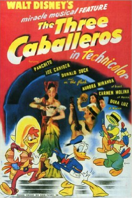 <i>The Three Caballeros</i> 1945 animated film by Walt Disney