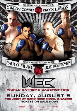 <span class="mw-page-title-main">WEC 29</span> WEC MMA event in 2007