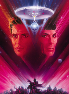 <i>Star Trek V: The Final Frontier</i> 1989 sci-fi film directed by William Shatner