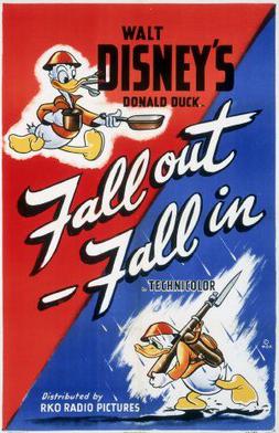 <i>Fall Out Fall In</i> 1943 Donald Duck cartoon