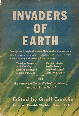 <i>Invaders of Earth</i> 1952 anthology edited by Groff Conklin