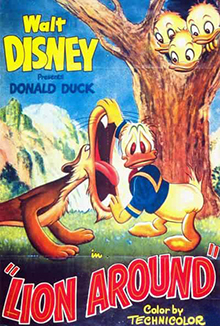 <i>Lion Around</i> 1950 Donald Duck cartoon