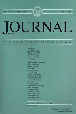 <i>Journal of the American Mathematical Society</i> Academic journal