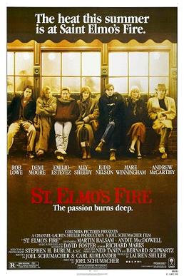 <i>St. Elmos Fire</i> (film) 1985 American coming-of-age film