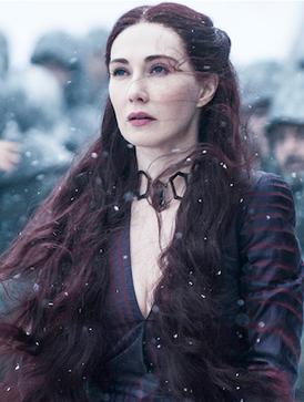 <span class="mw-page-title-main">Melisandre</span> Fictional character in novels by George R. R. Martin