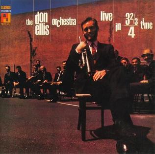 <i>Live in 3⅔/4 Time</i> 1967 live album by Don Ellis