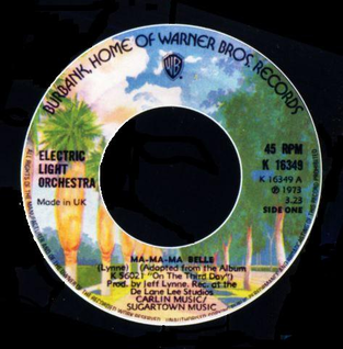 <span class="mw-page-title-main">Ma-Ma-Ma Belle</span> 1974 single by Electric Light Orchestra