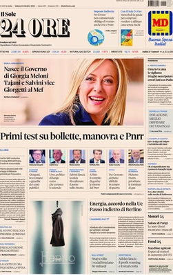 <i>Il Sole 24 Ore</i> Italian financial daily newspaper