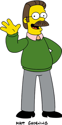 <span class="mw-page-title-main">Ned Flanders</span> Fictional character from The Simpsons franchise