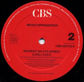 <span class="mw-page-title-main">Incident on 57th Street</span> 1973 song by Bruce Springsteen