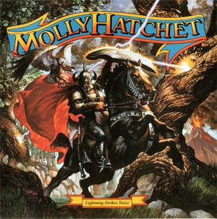 <i>Lightning Strikes Twice</i> (album) 1989 studio album by Molly Hatchet