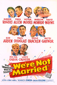 <i>Were Not Married!</i> 1952 film by Edmund Goulding