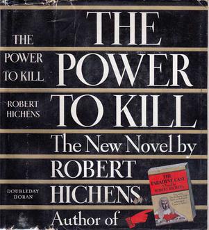 <i>The Power to Kill</i> 1934 novel