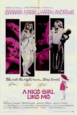 <i>A Nice Girl Like Me</i> 1969 British film by Desmond Davis