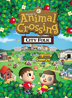 <i>Animal Crossing: City Folk</i> 2008 life simulation video game for Nintendo Wii