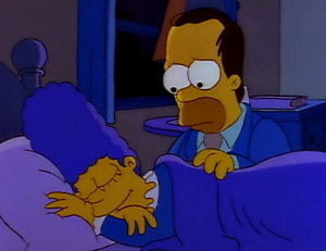 <span class="mw-page-title-main">I Married Marge</span> 11th episode of the 3rd season of The Simpsons