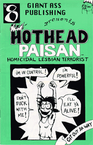 <i>Hothead Paisan</i> Alternative comic by Diane DiMassa