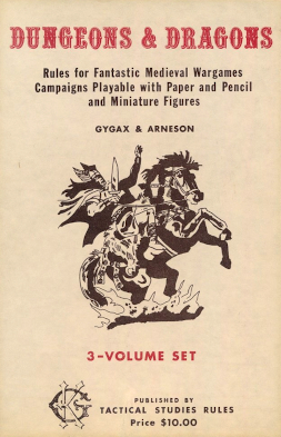 <i>Dungeons & Dragons</i> (1974) Tabletop role-playing game supplement for Dungeons & Dragons