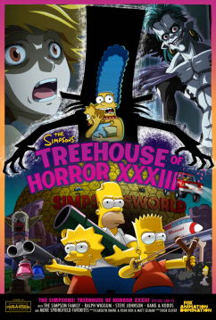 <span class="mw-page-title-main">Treehouse of Horror XXXIII</span> 6th episode of the 34th season of The Simpsons