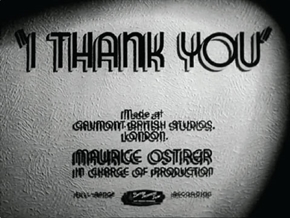 <i>I Thank You</i> (film) 1941 British film