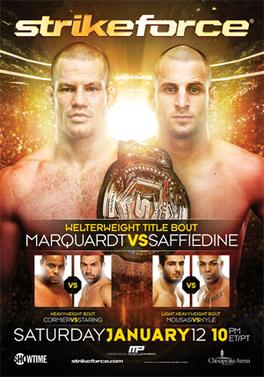 <span class="mw-page-title-main">Strikeforce: Marquardt vs. Saffiedine</span> Strikeforce mixed martial arts event in 2013