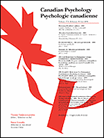 <i>Canadian Psychology</i> Academic journal