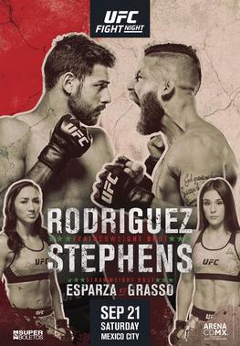 <span class="mw-page-title-main">UFC Fight Night: Rodríguez vs. Stephens</span> UFC mixed martial arts event in 2019