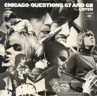 <span class="mw-page-title-main">Questions 67 and 68</span> 1969 single by Chicago