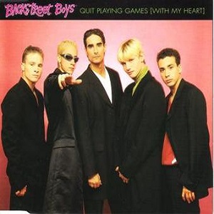 <span class="mw-page-title-main">Quit Playing Games (with My Heart)</span> 1996 single by Backstreet Boys