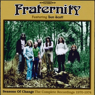 <i>Seasons of Change – The Complete Recordings 1970–1974</i> 2021 box set by Fraternity