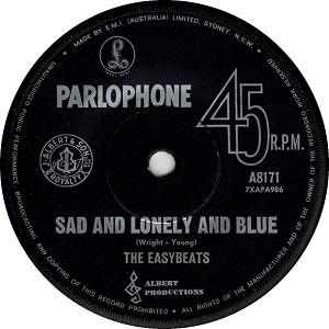 <span class="mw-page-title-main">Sad and Lonely and Blue</span> 1965 single by the Easybeats