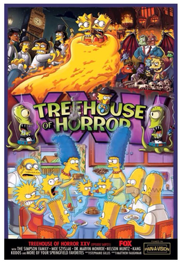 <span class="mw-page-title-main">Treehouse of Horror XXV</span> 4th episode of the 26th season of The Simpsons