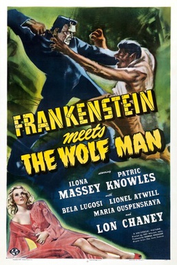 <i>Frankenstein Meets the Wolf Man</i> 1943 US horror film directed by Roy William Neill