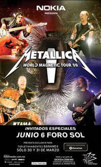 <span class="mw-page-title-main">World Magnetic Tour</span> 2008–2010 concert tour by Metallica