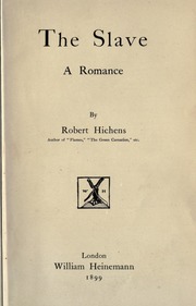 <i>The Slave</i> (Hichens novel) 1899 novel