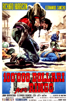 <i>100.000 dollari per Ringo</i> 1965 film by Alberto De Martino