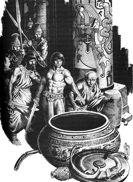 <span class="mw-page-title-main">The God in the Bowl</span> Conan short story by Robert E. Howard