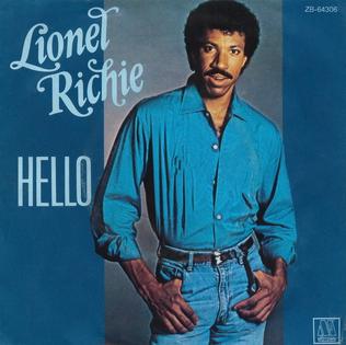 <span class="mw-page-title-main">Hello (Lionel Richie song)</span> 1984 song by Lionel Richie