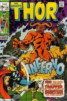 <span class="mw-page-title-main">Surtur (character)</span> Marvel Comics fictional characters