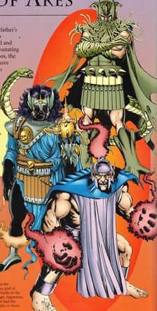 <span class="mw-page-title-main">Children of Ares</span> Fictional characters appearing in DC Comics publications and related media