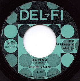 <span class="mw-page-title-main">Donna (Ritchie Valens song)</span> 1958 single by Ritchie Valens