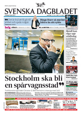 <i>Svenska Dagbladet</i> Swedish newspaper