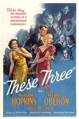 <i>These Three</i> 1936 American drama film directed by William Wyler