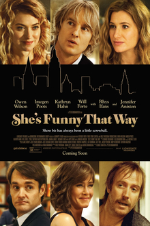 <i>Shes Funny That Way</i> (film) 2014 American film by Peter Bogdanovich